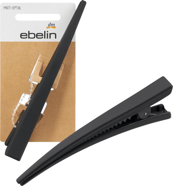 Produktbild dm ebelin Haarklammer schwarz Matt-Optik