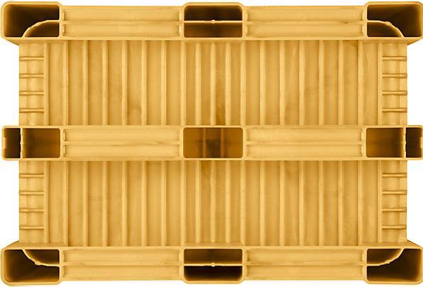 Image du produit Craemer Caisse-palette, capacité 470 l, jaune.