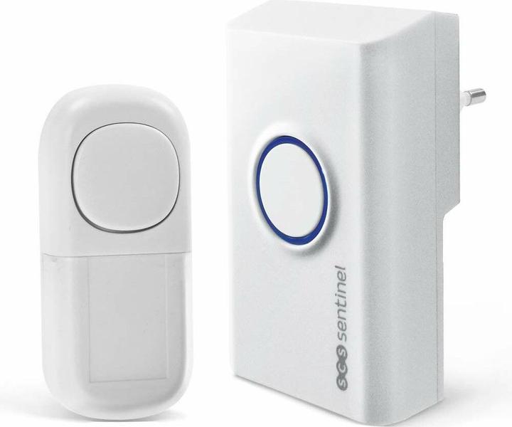 SCS Sentinel Wireless Türklingel mit Klingelknopf OneBell 80 Eco 80 m (Kabellos)