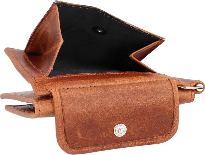 Produktbild Mika Geldbörse RFID Leder 11 cm mit Geldscheinklammer