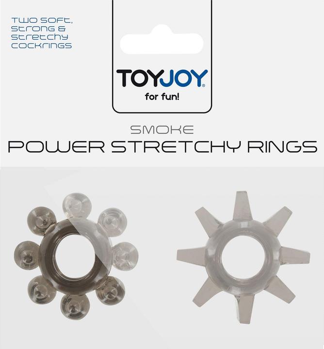 Actual product image ToyJoy Power Stretchy Rings 2Pcs