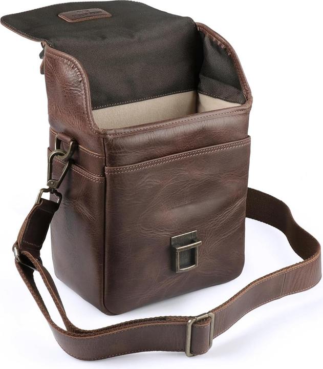 Produktbild MegaGear Borsa Messenger per Fotocamera in Vera Pelle (Kamera Schultertasche)