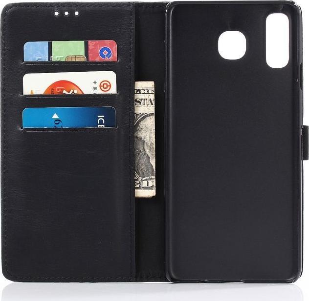 Actual product image MU Classic Crazy Horse IV Leather Bookcover Series (Samsung Galaxy A9)