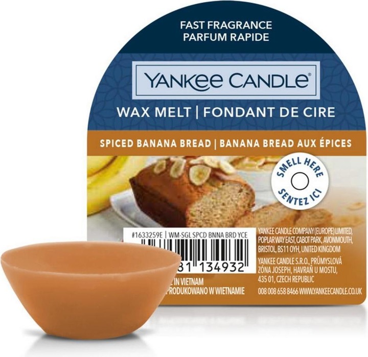 Immagine prodotto Yankee Candle Piatti di cera al profumo di pane speziato alla banana