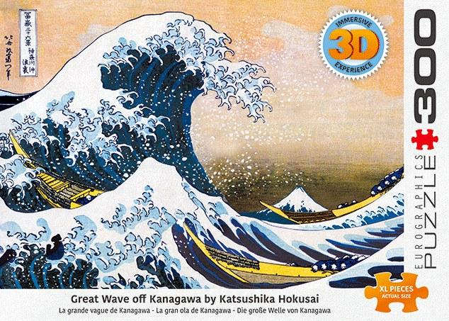 Immagine prodotto Eurographics 3D - La Grande Onda di Kanagawa (300 pezzi)