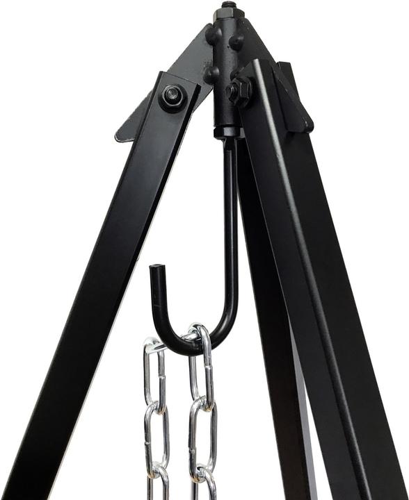 Produktbild Grillfürst Dreibein für Dutch Oven oder Schwenk Grillrost / höhenverstellbar, inkl. Kette und Haken