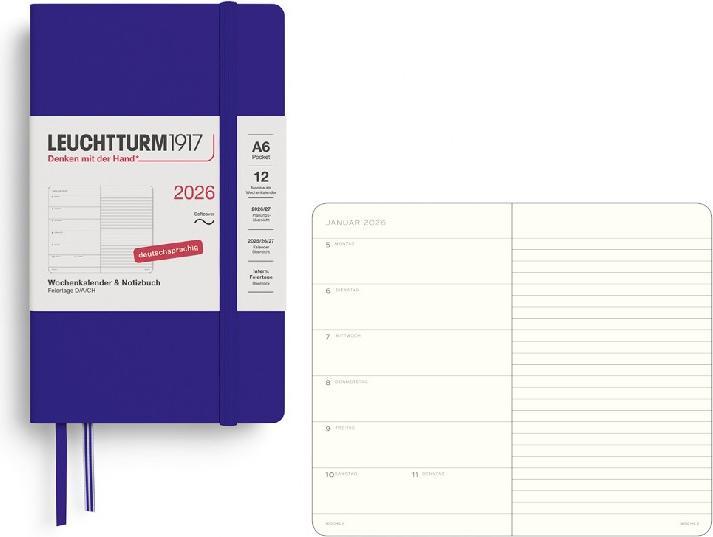 Produktbild Leuchtturm1917 Leuchtturm 1w/S Pocket Sc Ink (A6)