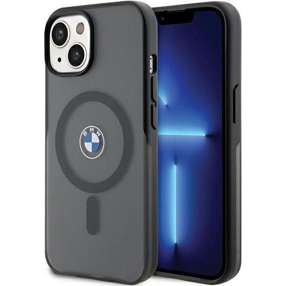BMW BMHMP15MDSLK iPhone 15 Plus / 14 Plus 6.7" czarny/black hardcase IML Signature MagSafe (Apple iPhone 15 Plus), Smart...