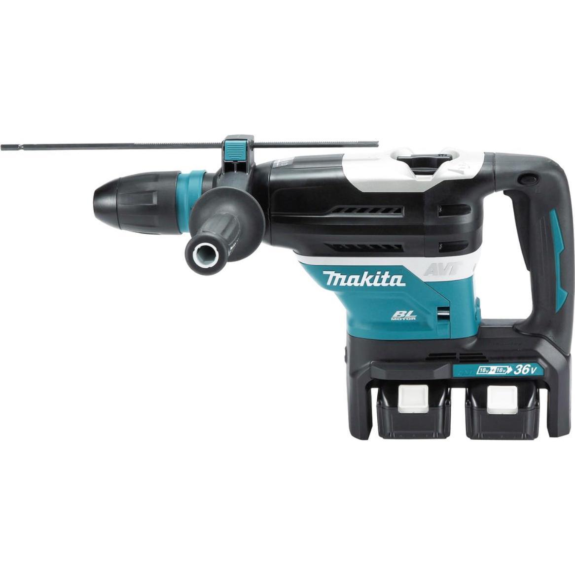 Thumbnail - Makita, Bohrmaschine + Akkuschrauber, MŁOT WIERCĄCO-KUJĄCY SDS MAX 2x18V 8J DHR400ZKUN (Batteriebetrieb)