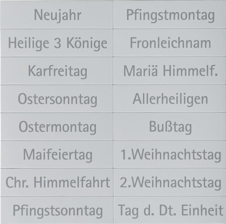 Productafbeelding Franken Vakantieborden Duits magnetisch (1 x)
