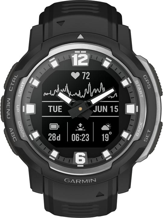 Actual product image Garmin Instinct Crossover black / graphite, WW (45 mm)