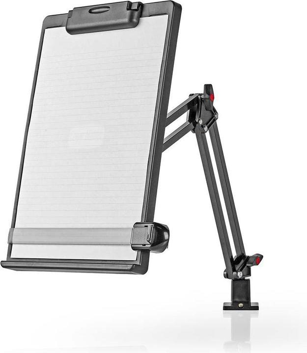 Immagine prodotto Nedis Portadocumenti Portadocumenti Ergonomico Portadocumenti Completamente Mobile da Scrivania Nero (1x)