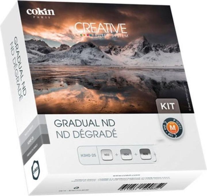Immagine prodotto Cokin U300-02 Gradual ND Kit ND incl. 3 filtri (96 mm, Filtri grigi, 96 mm)