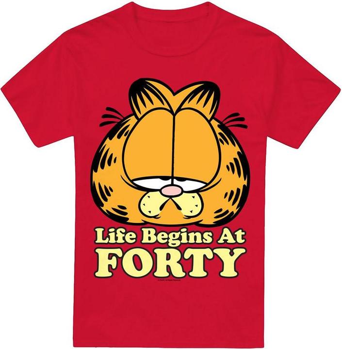 Produktbild Garfield Life Begins At Forty TShirt (4XL)
