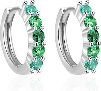 Immagine prodotto Agato - Shiny silver hoop earrings AGT-E131KGR