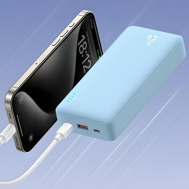 Actual product image Baseus Airpow 20000mAh 20W powerbank (blue) (20000 mAh, 20 W, 74 Wh)