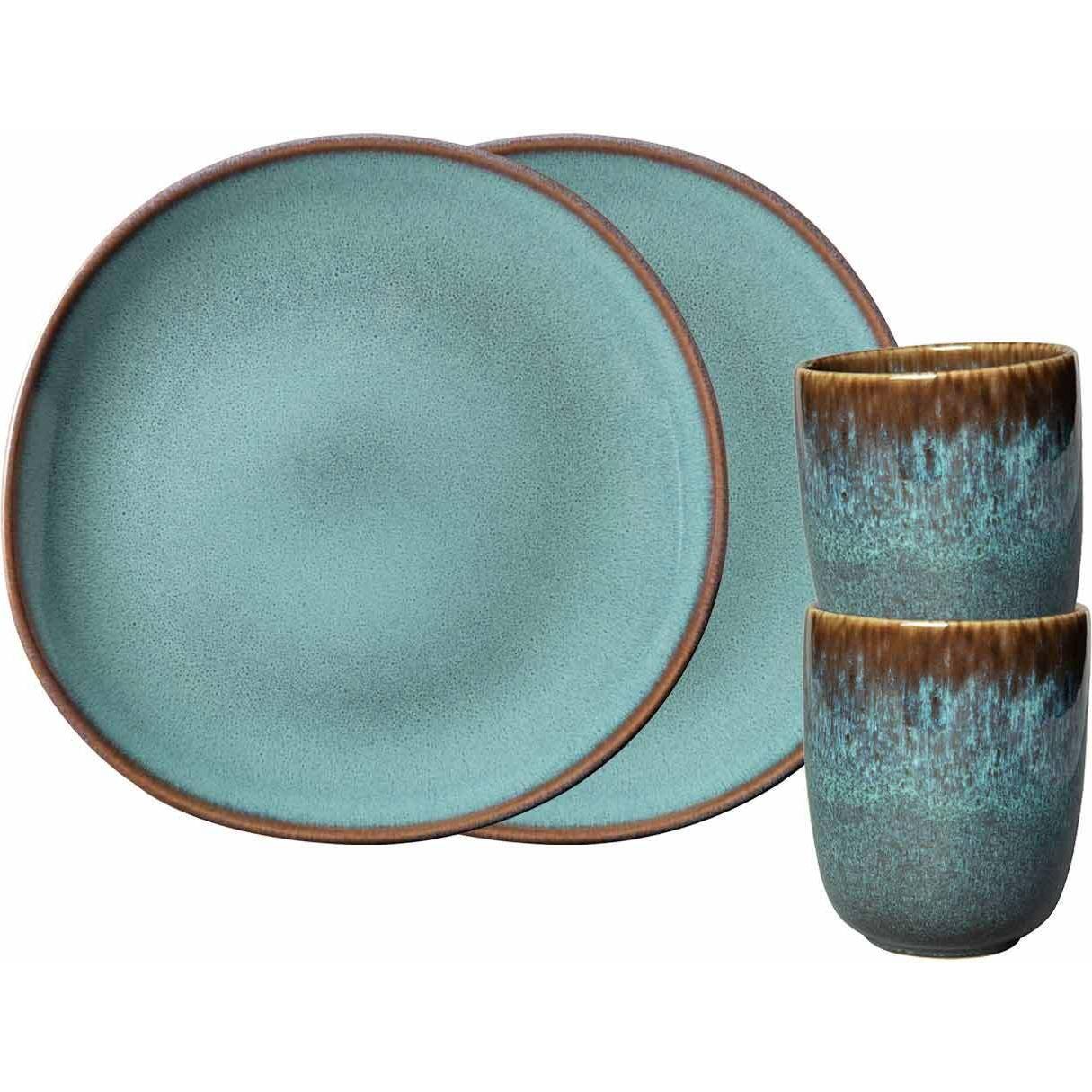 Like. by Villeroy & Boch, Geschirrset, Lave (4 Stück)