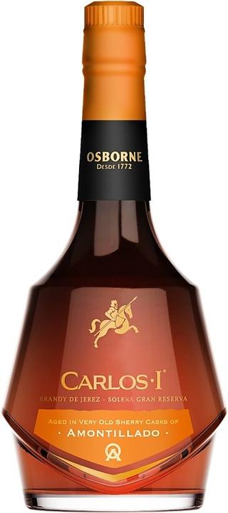 Actual product image Pedro Domecq Carlos Primero AMONTILLADO Brandy de Jerez Solera Gran Reserva (1 x 70 cl)