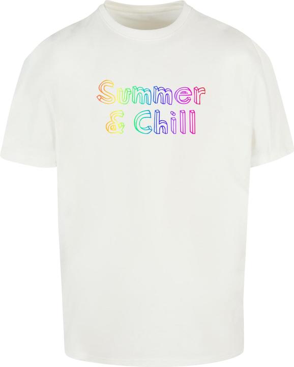 Produktbild Merchcode Summer And Chill Rainbow Heavy Oversized Tee - 117931 (L)