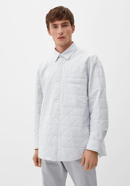 Produktbild s.Oliver Hemd Relaxed: Overshirt mit Steppung (L)