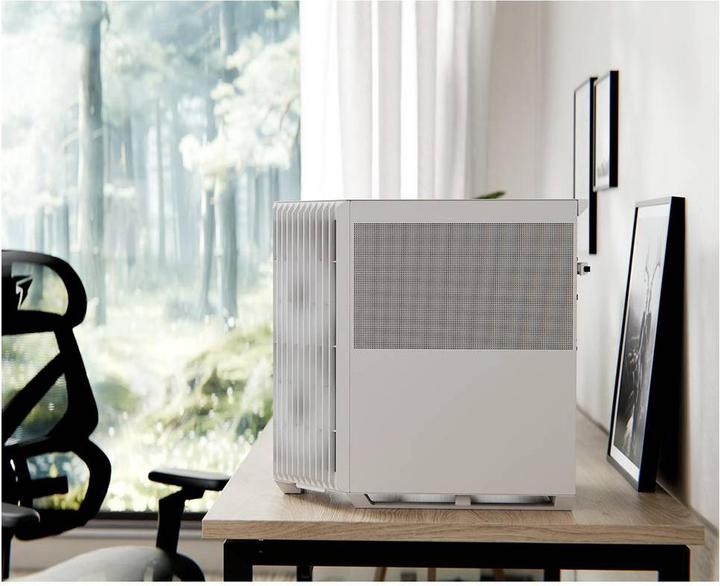 Image du produit APNX V1 Boîtier PC, tour midi, ATX, verre trempé - blanc (ATX)