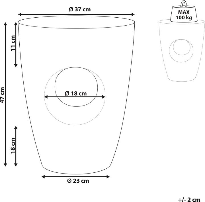 Actual product image Beliani Edolo (37 x 47 cm)