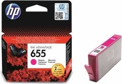 Produktbild HP 655 - Magenta - Original - Tintenpatrone - für Deskjet Ink Advantage 4615 (M)
