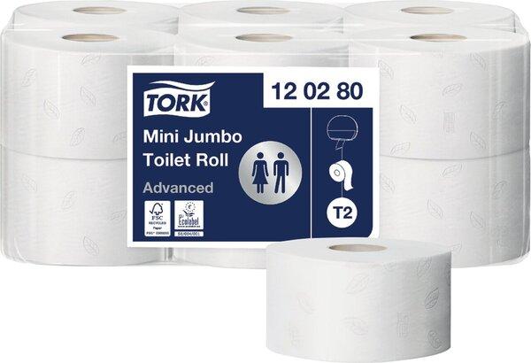 Produktbild Tork Toilettenpapier Mini Jumbo (12 x)