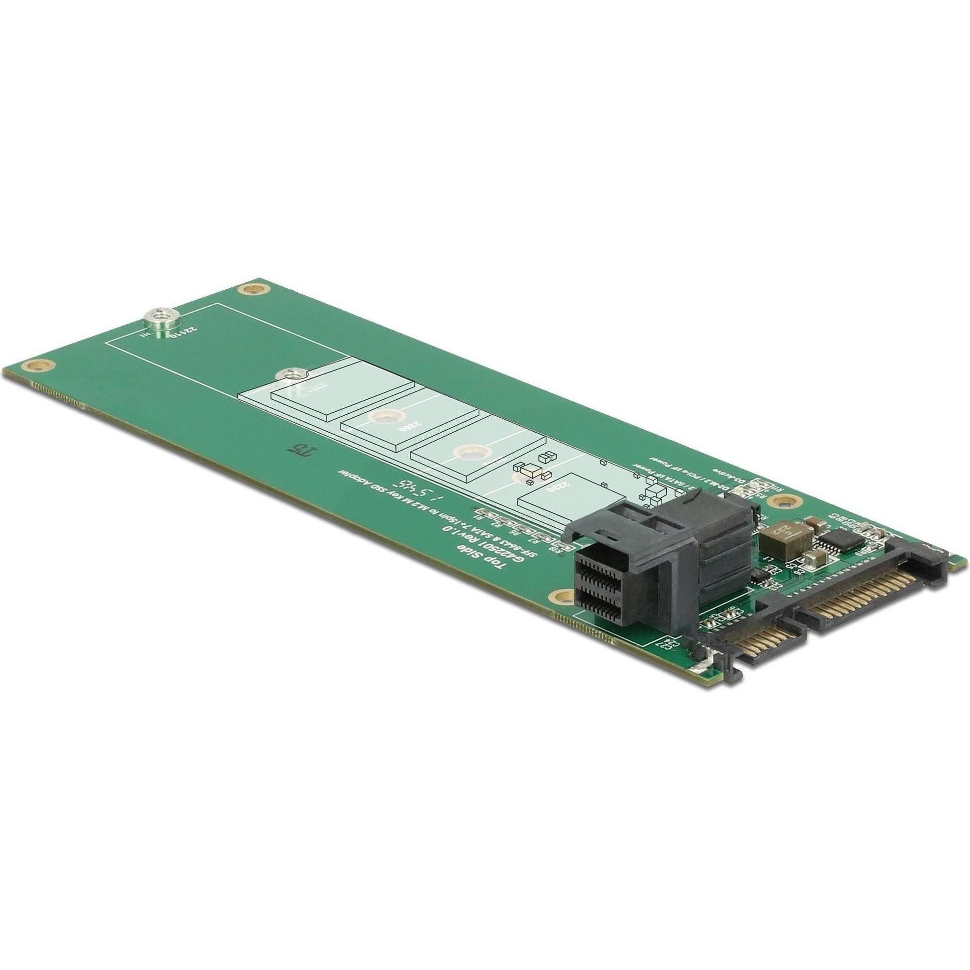 Thumbnail - Delock Konverter SATA 22P>M.2 NGFF Key M, SSD + Festplatte Zubehör