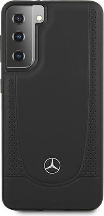 Image du produit Mercedes-Benz Étui perforé avec logo en métal (Samsung Galaxy S21+)