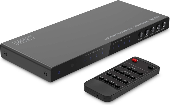 Immagine prodotto Digitus Switch 4x2 HDMI Matrix / Multi-Viewer, 4K/30Hz