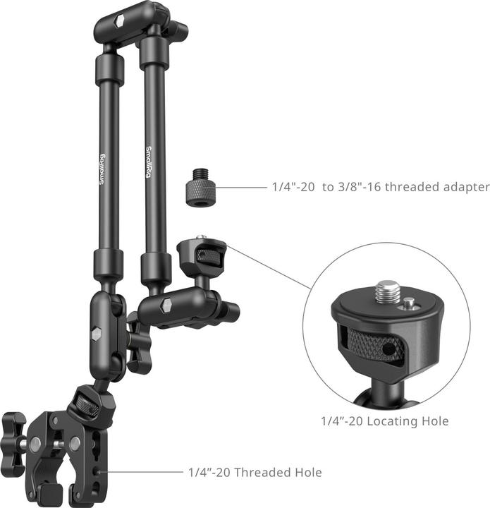 Actual product image SmallRig Magic Arm with Crab Clamp Kit 4766 (Various video accessories)