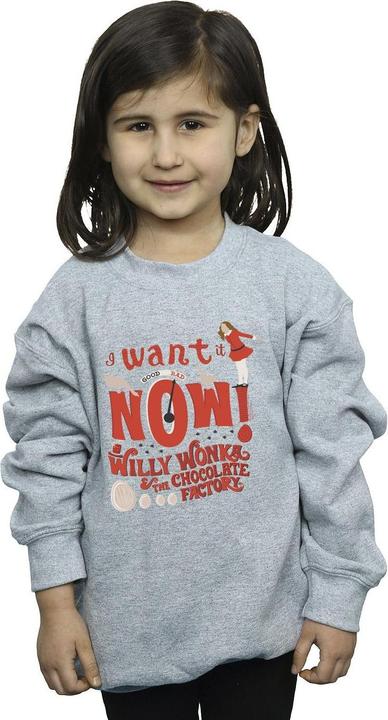 Image du produit Willy Wonka & the Chocolate Factory - Sweat VERRUCA SALT WANT IT NOW - Fille (104)