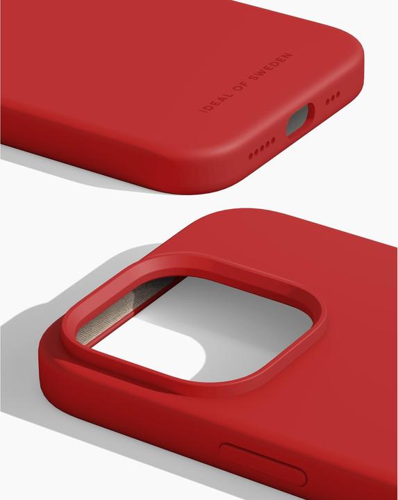Actual product image iDeal Of Sweden Designer Magsafe Silicone Cover Red (Apple iPhone 14 Pro)