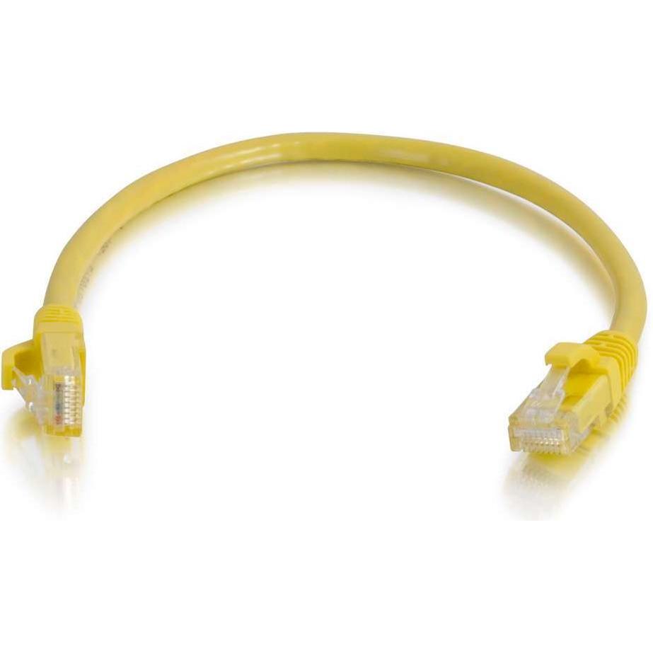 Thumbnail - C2G Kabel / 3 m Mlded/Btd YLW CAT5E PVC UTP (U/UTP, CAT5e, 3 m), Netzwerkkabel