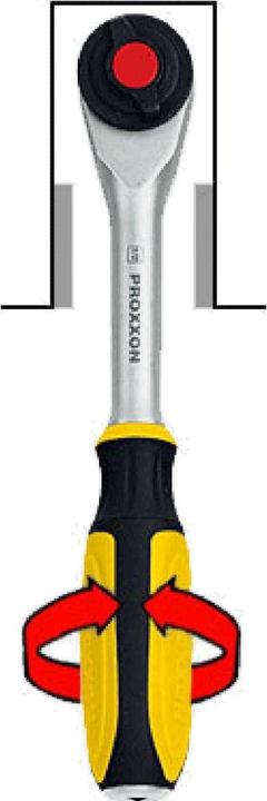 Actual product image Proxxon Rotary ratchet (3/8")
