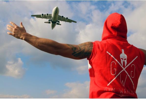 Produktbild Gym Generation GW Sleeveless Zip Hoodie RED (L)