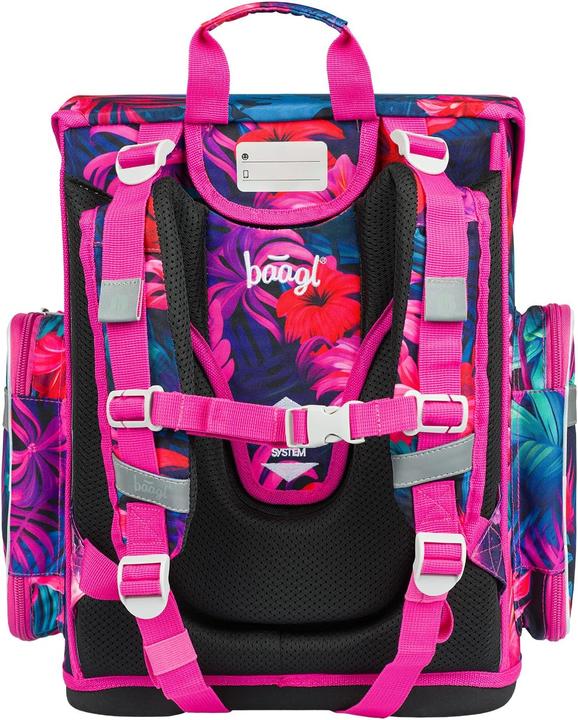 Image du produit Baagl 5-teiliges Schulranzen-Set - Flamingo - inkl. Turnbeutel, Federmäppchen, Heftbox und Brotdose