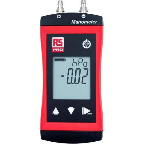 RS PRO, Rilevatore, RS 1 Manometro differenziale, -200mbar 200mbar