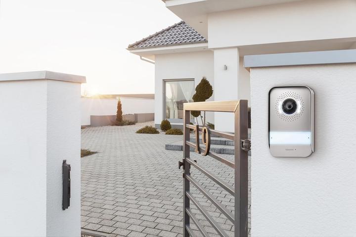 Image du produit Bticino Interphone vidéo WiFi avec application, contrôle d'accès à distance et vision nocturne (Filaire, Sans fil)