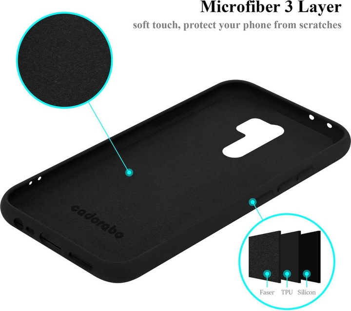 Actual product image Cadorabo TPU Liquid Silicone Case Cover (Xiaomi Redmi 9)