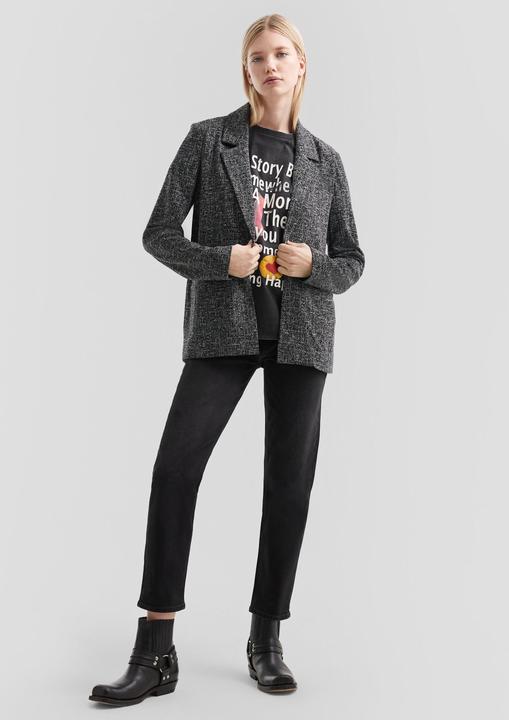 Immagine prodotto s.Oliver Indoor-Blazer Melierter Blazer aus Interlockjersey (34)