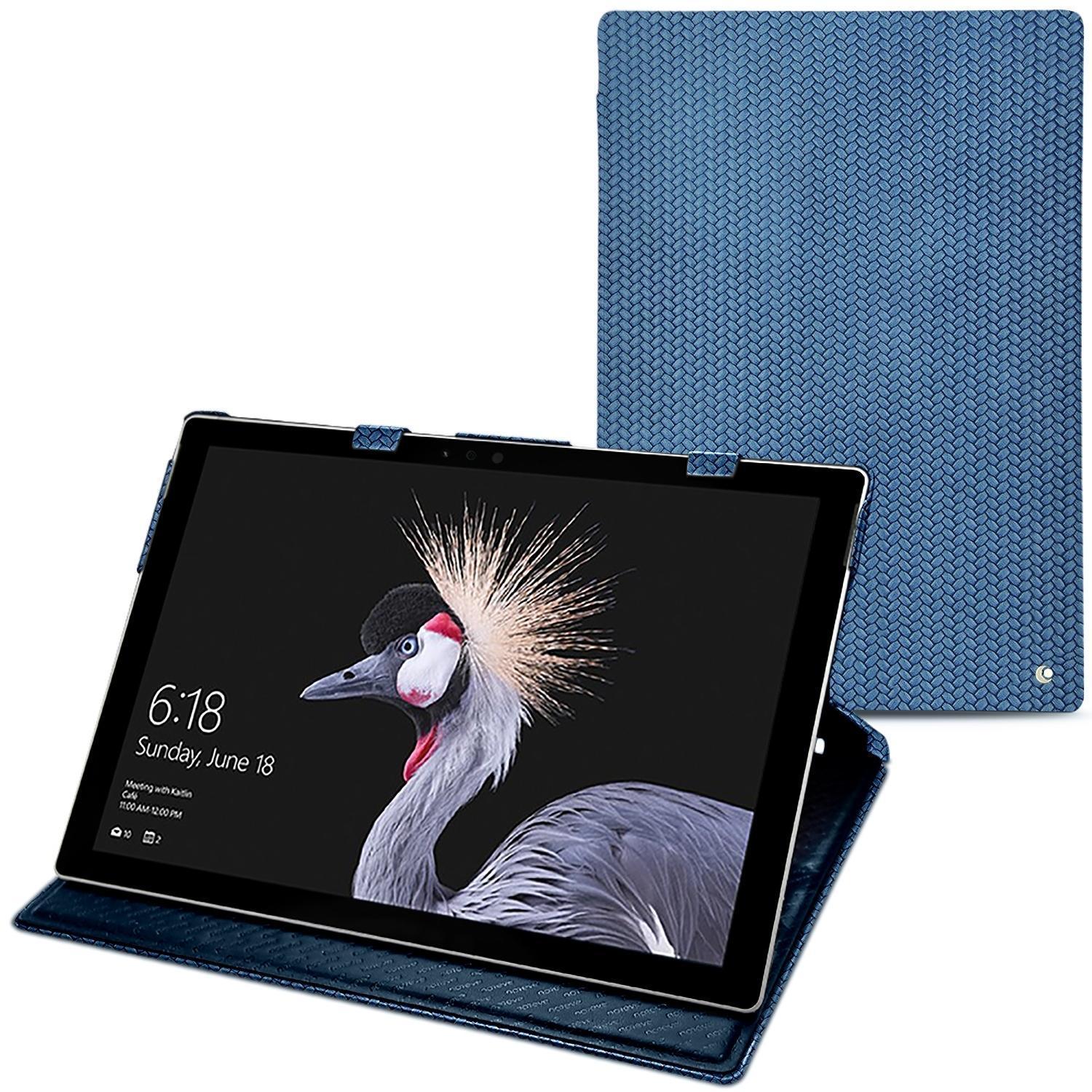 Noreve Lederschutzhülle (12.30", Microsoft), Notebooktasche, Blau