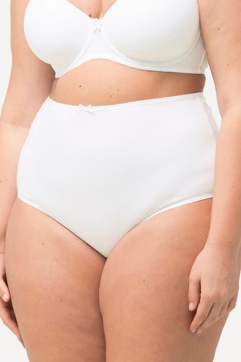 Produktbild Ulla Popken Maxislips, 5er-Pack, Ringel / einfarbig, High Waist (50, 52)