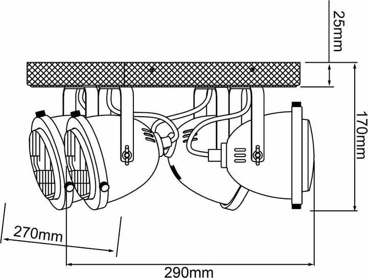 Actual product image Brilliant Carmen Wood (GU10)