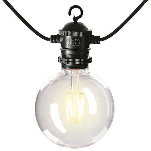 Produktbild Konstsmide 10er LED Lichterkette Retro 4,50 m Lichtfarbe bernstein dimmbar (4.50 m)