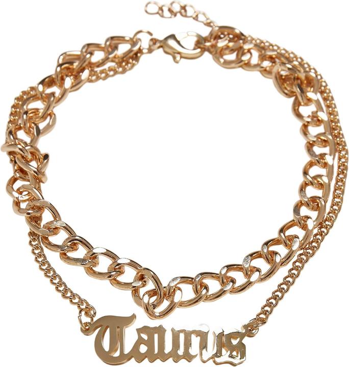 Produktbild Urban Classics Zodiac Golden Anklet (80% Eisen 20% Rostfreier Stahl)