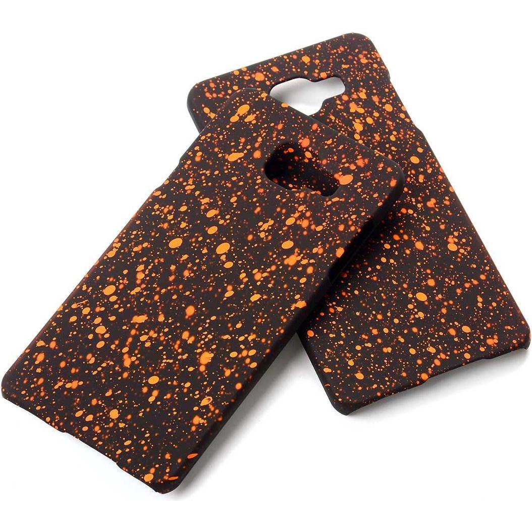 Thumbnail - König Design Handy Hülle Schutz Case Bumper Etuis für Samsung Galaxy A5 2016 3D Sterne Orange (Samsung Galaxy A5 (2016))...