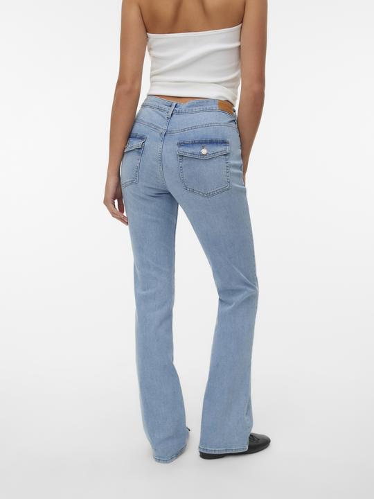 Actual product image Vero Moda VMFLASH Mid Rise Ausgestellt Jeans Ausgestellt (30)