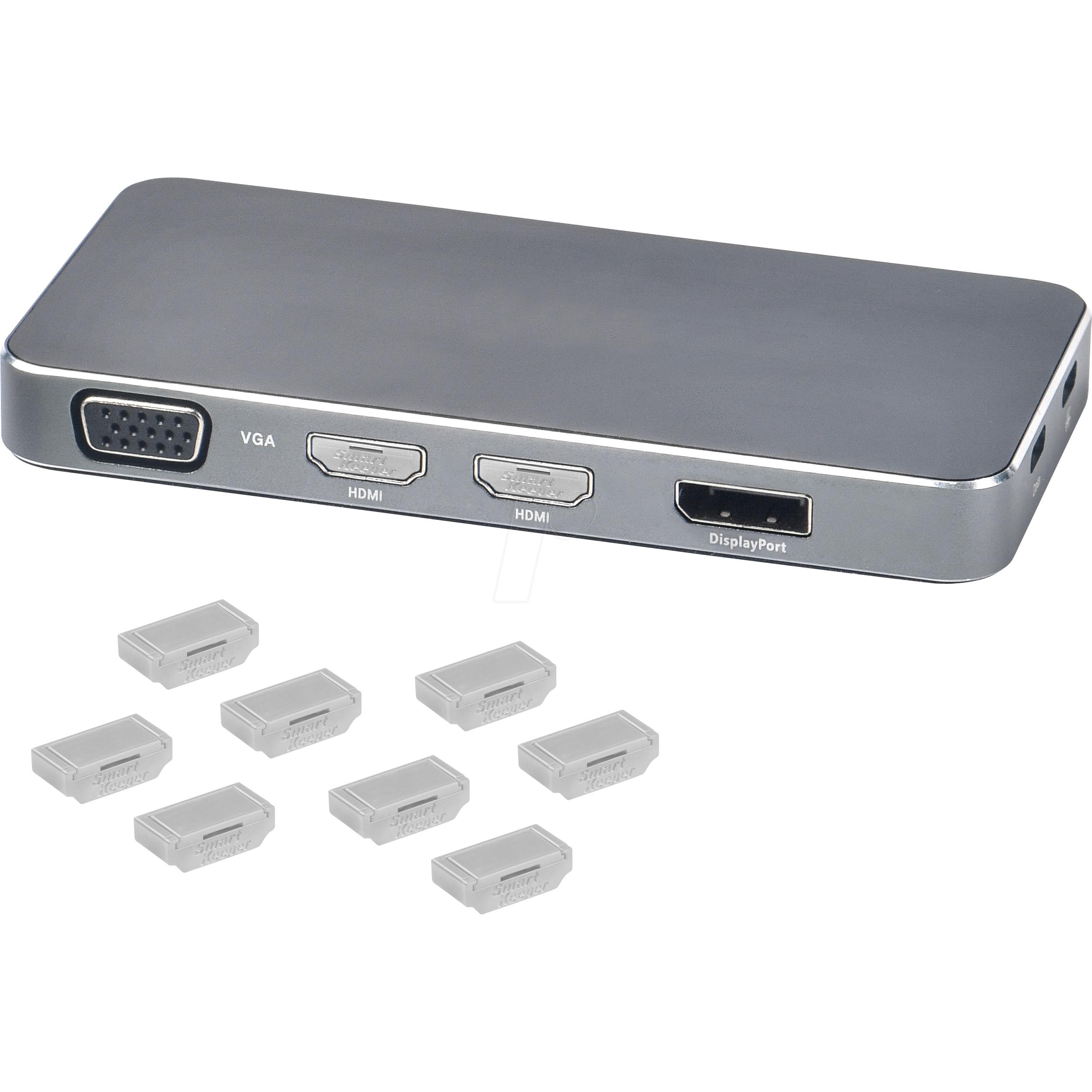 Smart Keeper SmartKeeper "HDMI Cable" Grip 2 ( 2 Straps + 1 Halter), Sicurezza notebook